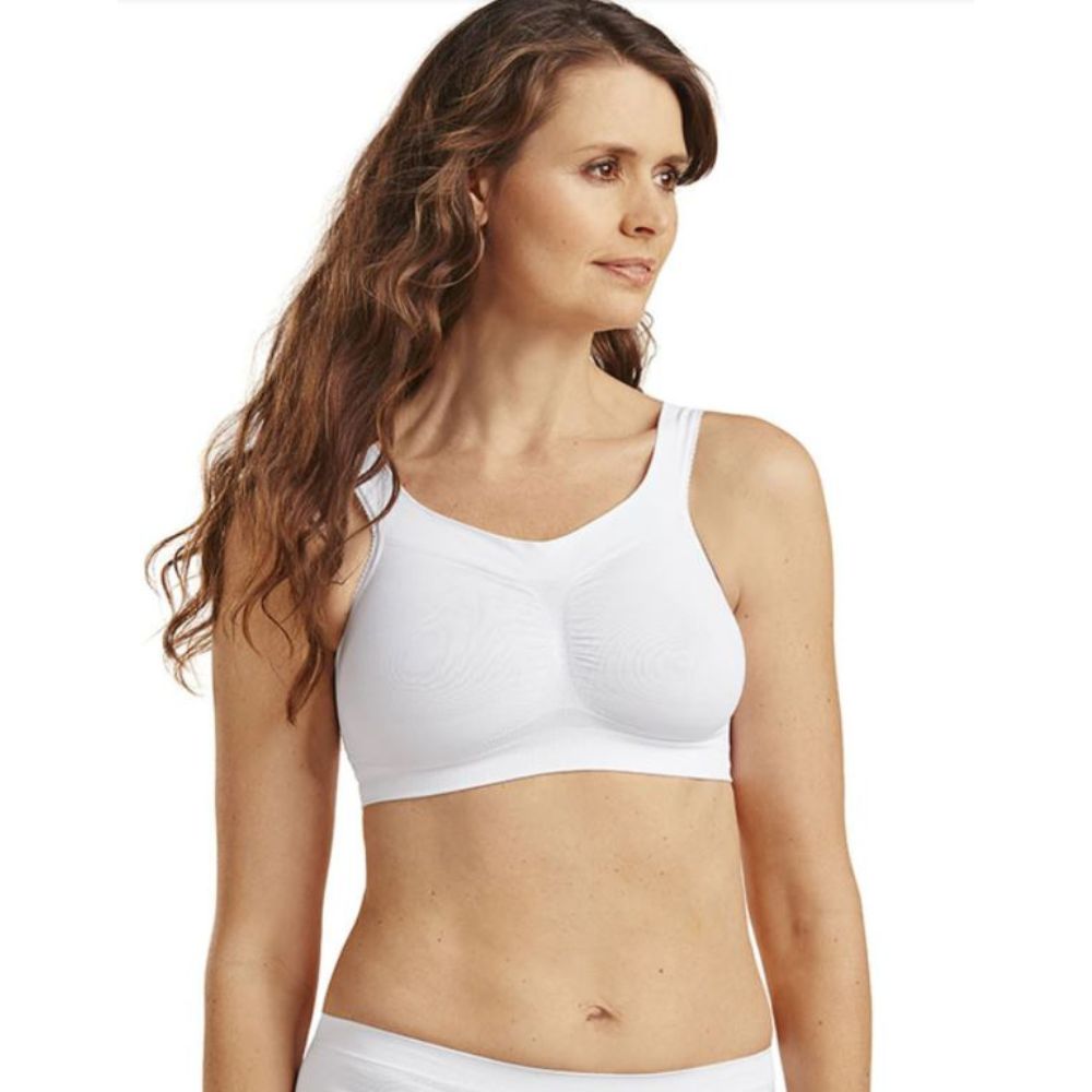 post surgery comfort bra in white